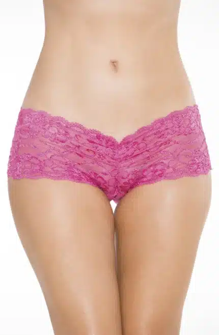 Shirley of Hollywood 59 Stretch Lace Boy Short Pink